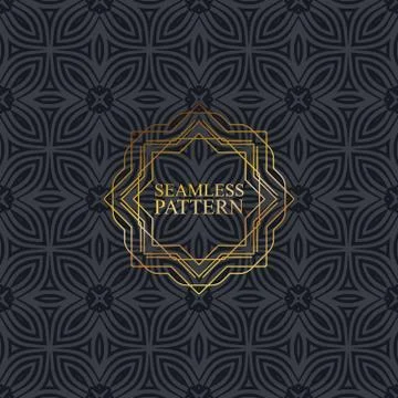 Abstract geometric seamless pattern. Stock Illustration