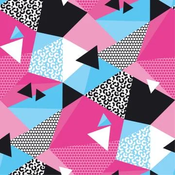 Abstract geometric seamless pattern イラスト素材