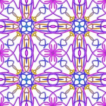 Abstract Geometric Seamless Pattern Stock-Illustration