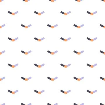 Abstract geometric seamless pattern with interlocking shapes Stock Illustration