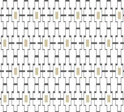 Abstract geometric seamless pattern. Line rectangle ornamental background. イラスト素材