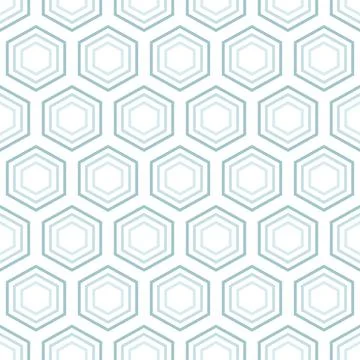 Abstract geometric seamless pattern with offset hexagonal cells. Vector illus Stock Illustration