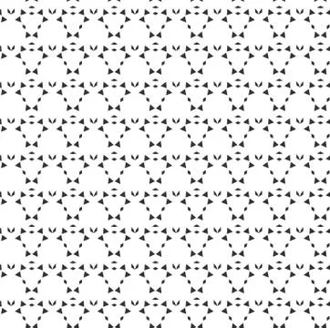 Abstract geometric Seamless pattern . Repeating geometric Black and white tex Illustrazione stock