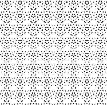 Abstract geometric Seamless pattern . Repeating geometric Black and white tex Stock Illustration