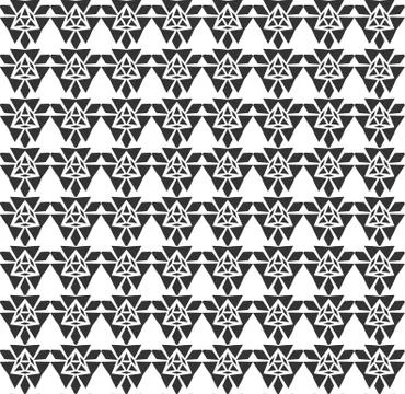 Abstract geometric Seamless pattern . Repeating geometric Black and white tex Stock-Illustration