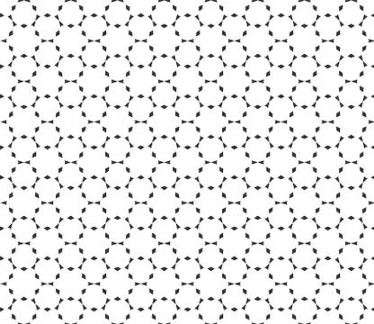 Abstract geometric Seamless pattern . Repeating geometric Black and white tex Stock-Illustration