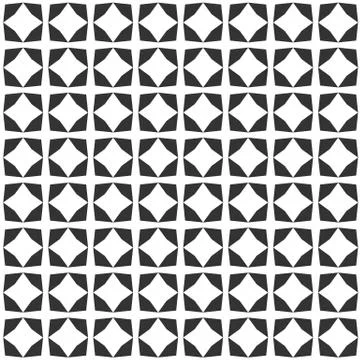Abstract geometric Seamless pattern . Repeating geometric Black and white tex Stock Illustration