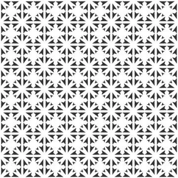 Abstract geometric Seamless pattern . Repeating geometric Black and white tex Stock Illustration