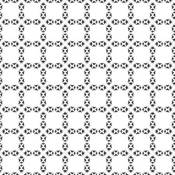 Abstract geometric Seamless pattern . Repeating geometric Black and white tex Stock Illustration