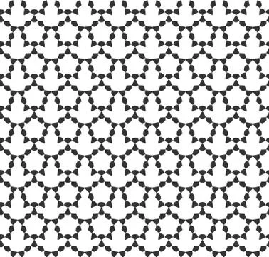 Abstract geometric Seamless pattern . Repeating geometric Black and white tex Stock-Illustration