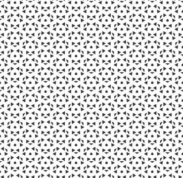 Abstract geometric Seamless pattern . Repeating geometric Black and white tex Illustrazione stock