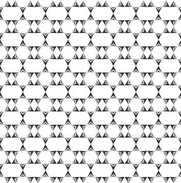 Abstract geometric Seamless pattern . Repeating geometric Black and white tex Illustrazione stock