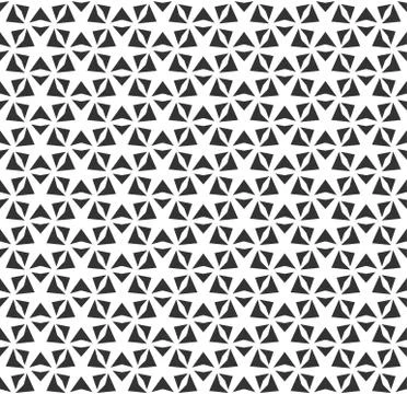 Abstract geometric Seamless pattern . Repeating geometric Black and white tex Stock Illustration