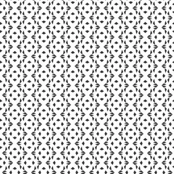 Abstract geometric Seamless pattern . Repeating geometric Black and white tex Stock Illustration
