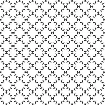 Abstract geometric Seamless pattern . Repeating geometric Black and white tex Stock Illustration
