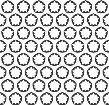 Abstract geometric Seamless pattern . Repeating geometric Black and white tex Stock Illustration