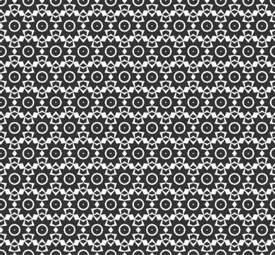 Abstract geometric Seamless pattern . Repeating geometric Black and white tex Иллюстрация