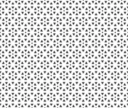 Abstract geometric Seamless pattern . Repeating geometric Black and white tex Stock Illustration