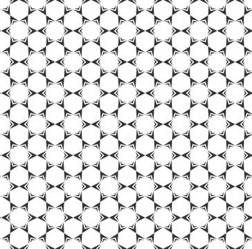 Abstract geometric Seamless pattern . Repeating geometric Black and white tex Stock Illustration
