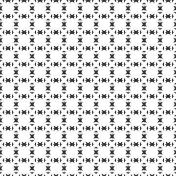 Abstract geometric Seamless pattern . Repeating geometric Black and white tex Stock Illustration