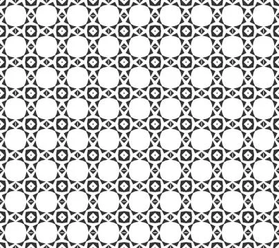 Abstract geometric Seamless pattern . Repeating geometric Black and white tex Stock-Illustration