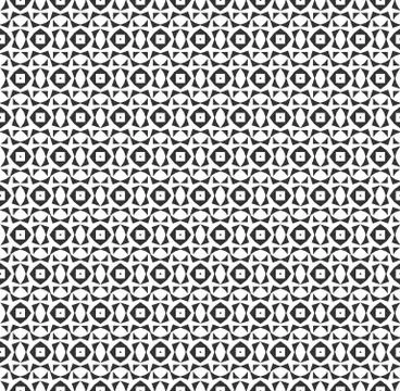 Abstract geometric Seamless pattern . Repeating geometric Black and white tex Stock Illustration