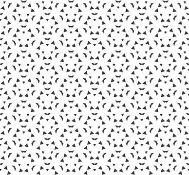 Abstract geometric Seamless pattern . Repeating geometric Black and white tex Illustration