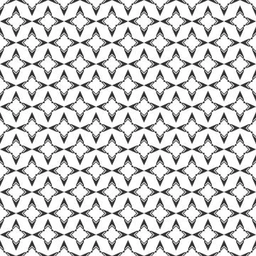 Abstract geometric Seamless pattern . Repeating geometric Black and white tex Stock Illustration