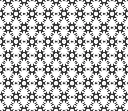 Abstract geometric Seamless pattern . Repeating geometric Black and white tex Иллюстрация