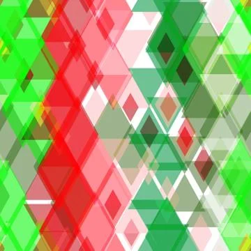 Abstract geometric seamless pattern with rhombus and brilliant decorative and Stock Illustration