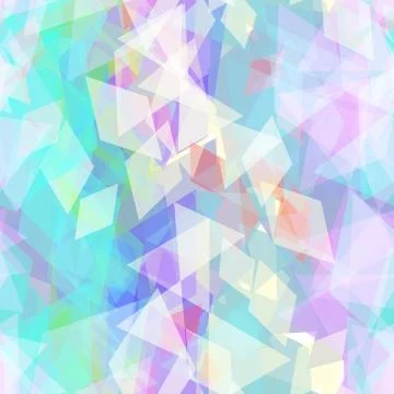 Abstract geometric seamless pattern with rhombus and brilliant decorative con Stock Illustration