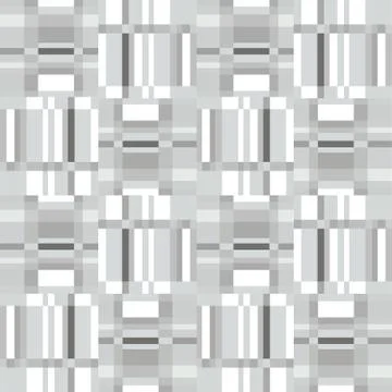 Abstract geometric seamless pattern. Square stripe texture イラスト素材
