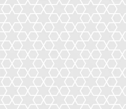 Abstract geometric seamless pattern with stars and honeycombs Stock Illustration