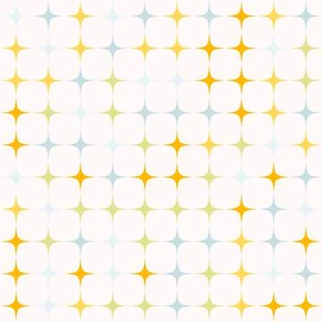 Abstract geometric seamless pattern with stars. Stock Illustration