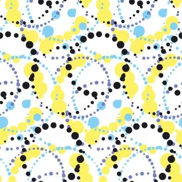 Abstract geometric seamless pattern in tender pastel color. Decorative paint  Illustrazione stock