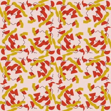 Abstract geometric seamless pattern. Tile background. Infinity wrapping paper Stock Illustration