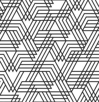 Abstract geometric seamless pattern vector hexagonal triangular background gr イラスト素材