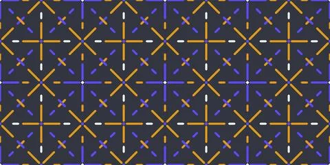 Abstract geometric seamless pattern, vector elegant color rhythmic repeatin.. Illustrazione stock