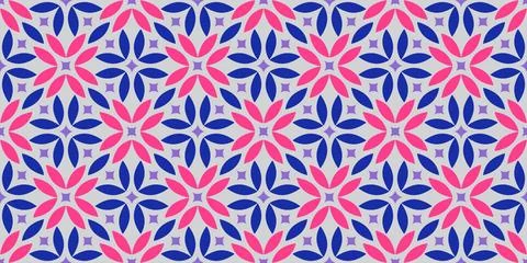 Abstract geometric seamless pattern, vector elegant color rhythmic repeatin.. Stock Illustration