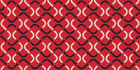 Abstract geometric seamless pattern, vector elegant color rhythmic repeatin.. Stock Illustration