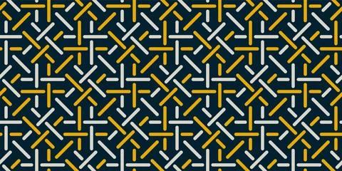 Abstract geometric seamless pattern, vector elegant color rhythmic repeatin.. Stock Illustration