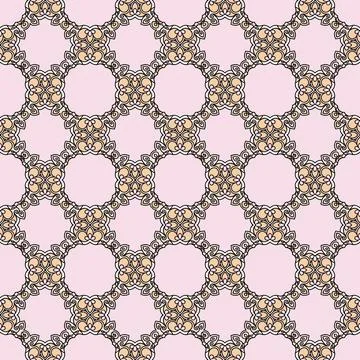 Abstract geometric seamless pattern, vector illustration Stock Illustration