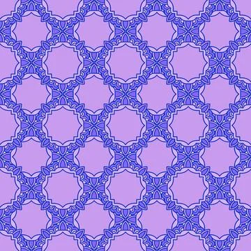 Abstract geometric seamless pattern, vector illustration Stock Illustration