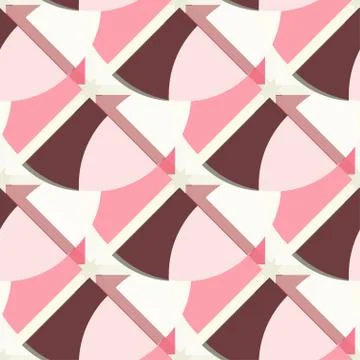 Abstract geometric seamless pattern for your design Illustrazione stock