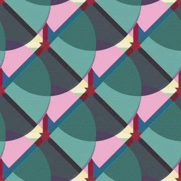 Abstract geometric seamless pattern for your design Stock Illustration