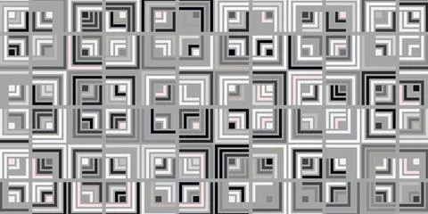 Abstract geometric seamless rectangle pattern gray background design modern 스톡 일러스트