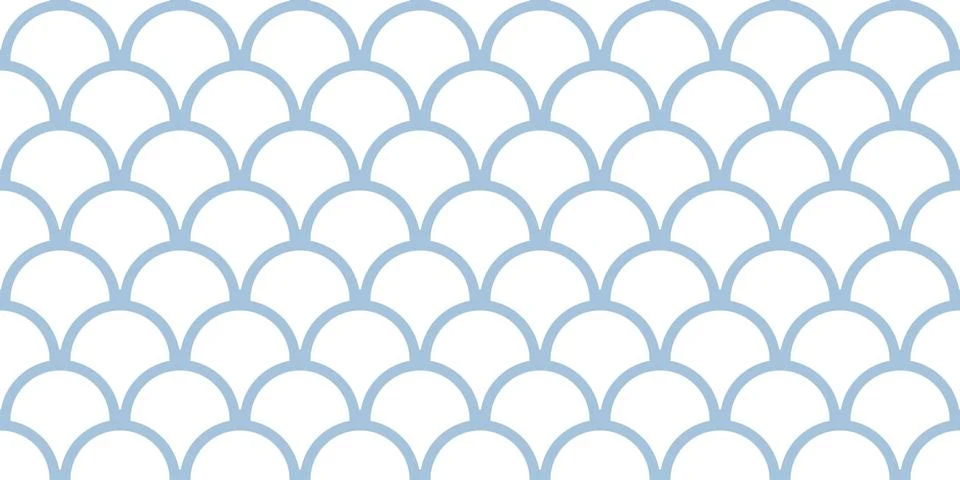 Abstract geometric seamless scale pattern vector background Illustrazione stock