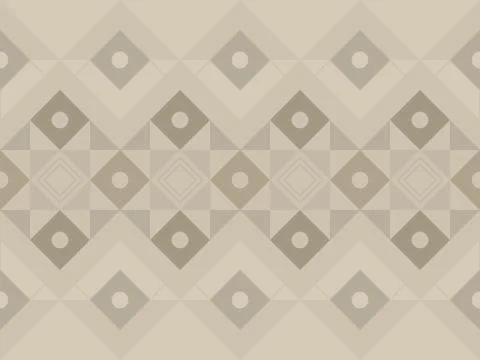 Abstract geometric seamless vector background in retro style. Stock Illustration