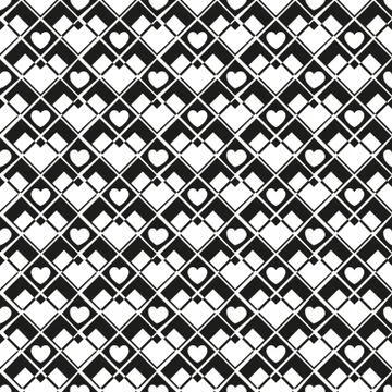 Abstract geometric seamless vector pattern Stock Illustration