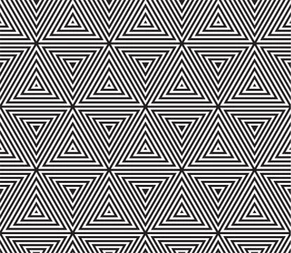 Abstract geometric seamless vector pattern Stock Illustration
